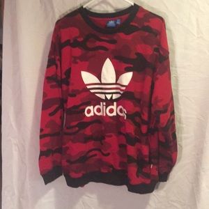 adidas crew neck sweatshirt with pockets